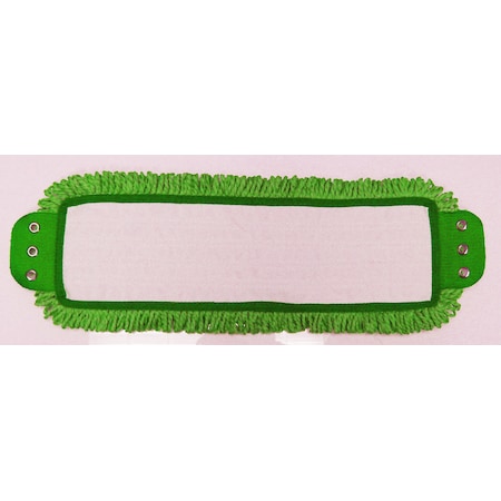 Golden Star Mop Head With Tabs, Green, Microfiber, PK3 AMM18TMG-3PK